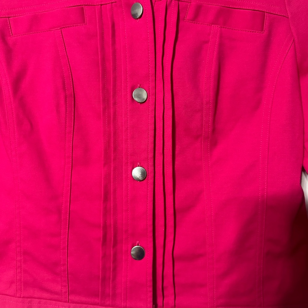 Rafaella Cropped Button Front Jacket - image 4